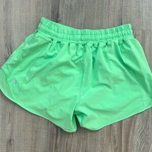 Lululemon Lime Green Shorts
